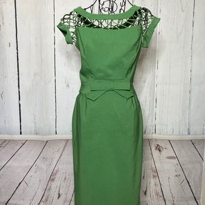 Retro Green Dress